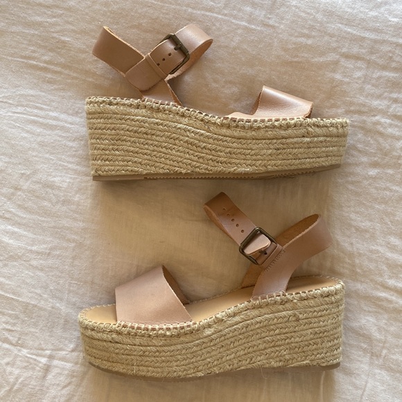 Soludos Minorca Leather Espadrille Platform Sandals - Picture 5 of 5
